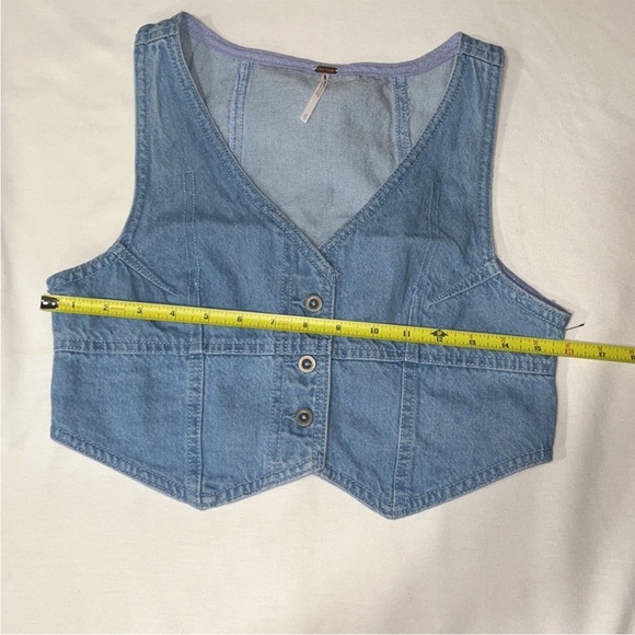 NWOT Free People Scout Denim Set Sz 0 - Picture 6 of 14